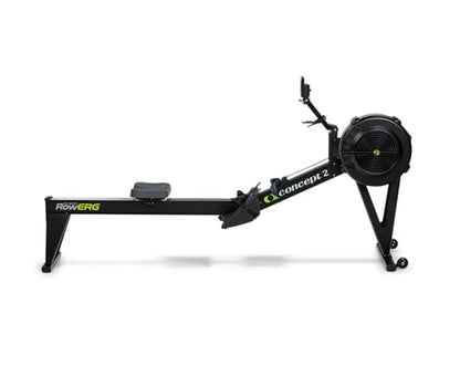 Concept2 RowErg Model E Indoor Rowing Machine with Tall Legs - PM5 Monitor, Device Holder, Adjustable Air Resistance, Easy Storage with FitXion Seat Cushion