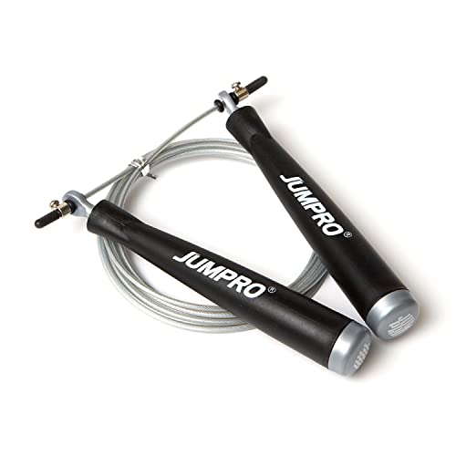 Speed Professional Exercise Jump Rope for Men and Women - Skipping Jumping Rope for Fitness Training Workout for Adults - Great for Cardio, Boxing, CrossFit (Premium, S700, Made in Korea) - color: Silver