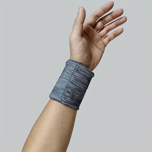 Unisex Wrist Wallet for Gym Running, Zipper Sweatband with Key Pocket, Adjustable Elastic Support Band for Fitness Jogging Workout, Breathable Wrist Pouch
