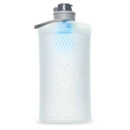 HydraPak Flux+ Water Bottle with Integrated Water Filter (1.5L, Clear)