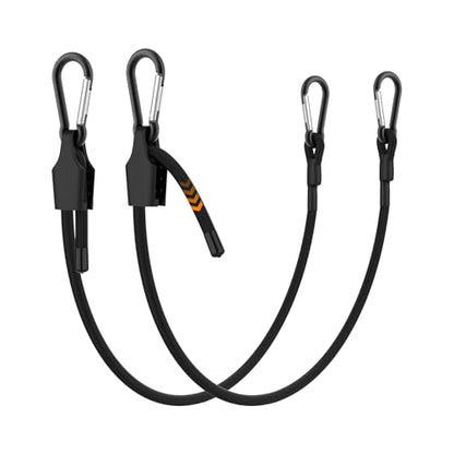 2PCS Adjustable Bungee Cords with Hooks 12 Inch Long Superior Latex - size: 12 INCH ADJUSTABLE