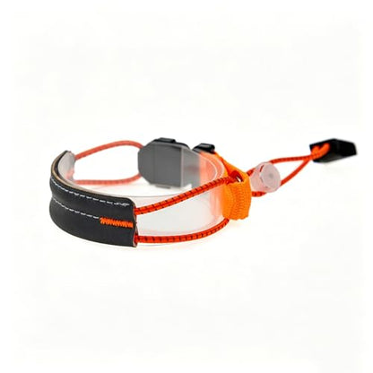 4 PCS Reflective Ankle Straps for Cycling, Adjustable Pant Leg Bands - color: Orange