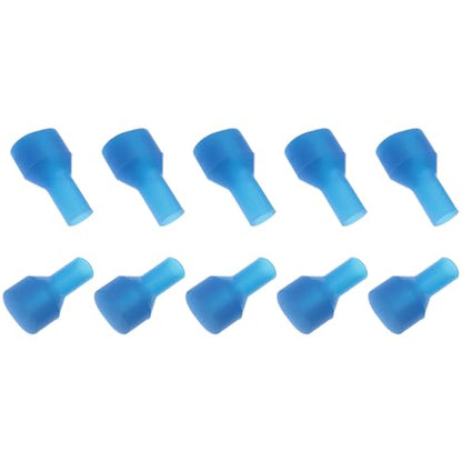 10 PCS Blue Silicone Water Bag Valve Replacement Parts for Hydration Packs, Fits Most Brands, Ideal for Running, Cycling, Hiking, Mountaineering