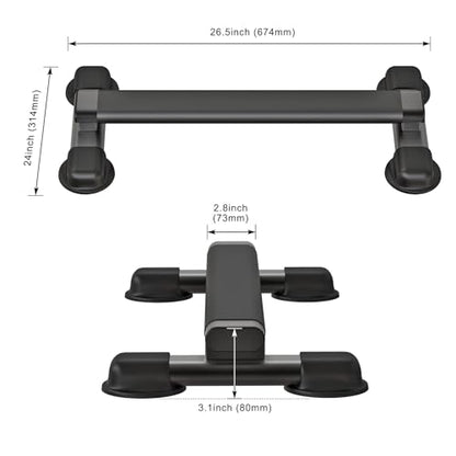 Kipika Versatile Calf Raise Bar, Heavy Duty Steel Standing Calf-raise Stand - color: A: (2.8" Wide Tube)