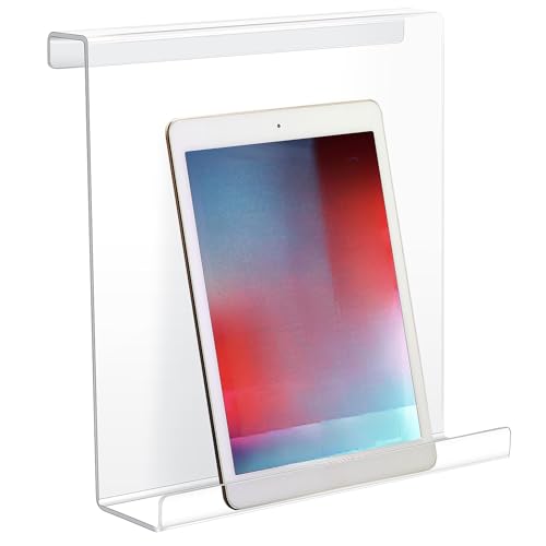 Jetec Treadmill Book Holder Clear Acrylic Tablet Rack, 11 x 11 x 2.5 Inches - size: 11 x 11 x 2.5 Inches