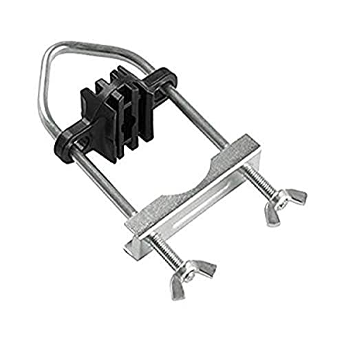 Upper Bounce Trampoline Enclosure Pole Connectors, Replacement Hardware Parts and Accessories, U-Shaped Safety Clamps, Fits up to 1" Diameter and 1.75” Legs, Set of 12 - color: Silver, size: 1.5" Pole / 1.75" Leg (Set of 12)