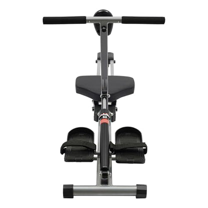Rowing Machine, Hydraulic Rower Machine for Home, Foldable Rowing Exercise Equipment with LED Meter, 12 Levels of Resistance, Height Adjustable, 264.55 lbs Weight Capacity for Home Gym Use