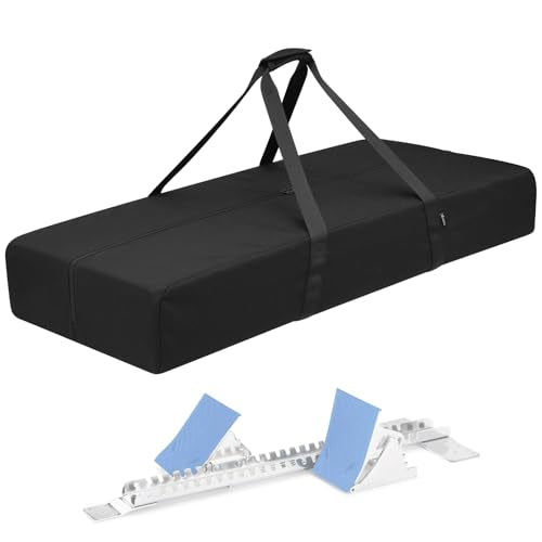 39" Starting Block Carry Bag Heavy Duty Starting Block Storage Organizer Bag for Track and Field, Large Portable Duffel Tote with Comfortable Handle for Sports Equipment Travel Camping