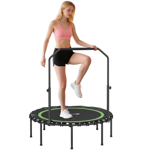 Soozier 45/48" Rebounder Trampoline for Adults 440lbs Mini Trampoline - color: Green, size: 45"