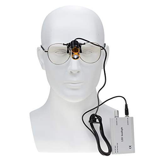 5W Adjustable Clip On LED Plastic HeadLight LED HeadLamp for Binocular Loupes
