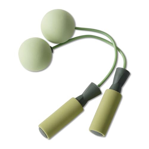 Jump rope,cordless skipping rope,fitness training bodyshaping - color: light green