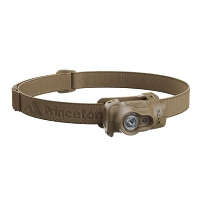 Princeton Tec Byte Multi-Mode 200 Lumen LED Tactical Headlamp, Tan - color: Tan