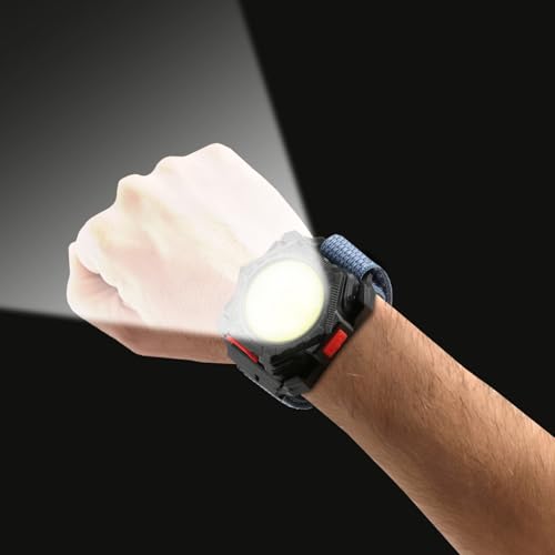 Running Light 300 Lumen, Wrist Light Rechargeable USB-C, 4 Modes