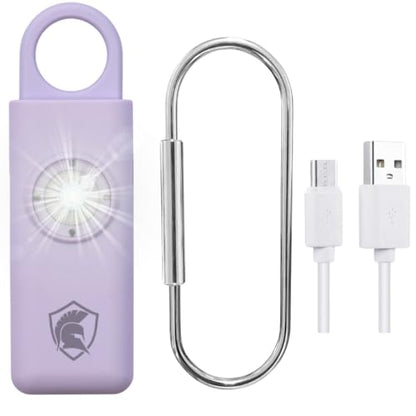 Personal Safety Alarm Rechargeable (Lavender) - color: Lavender