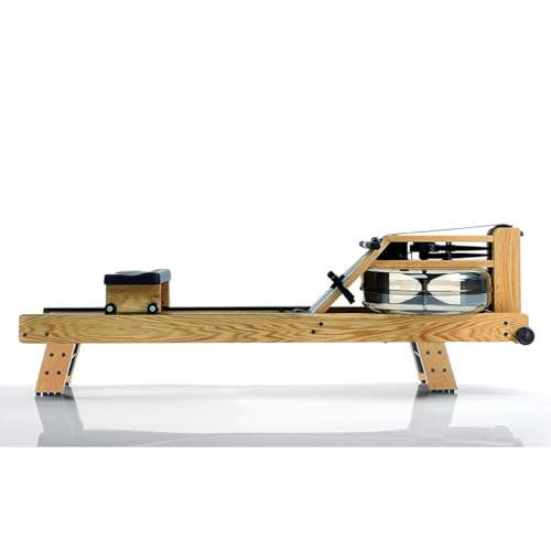 WaterRower Rowing Machine with S4 BLE Monitor | USA Made Water Rower | Original Handcrafted Erg Row Machine for Home Use & Gym - size: Hi-Rise