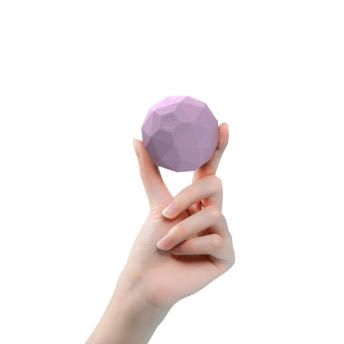 Vibrating Massage Ball with Heat - Portable Physical Therapy for Muscle Relief Up to 120 H Heating Temperature for Myofascial Release and Trigger Point Treatment Mini Size Massage Ball -Purple - color: Purple
