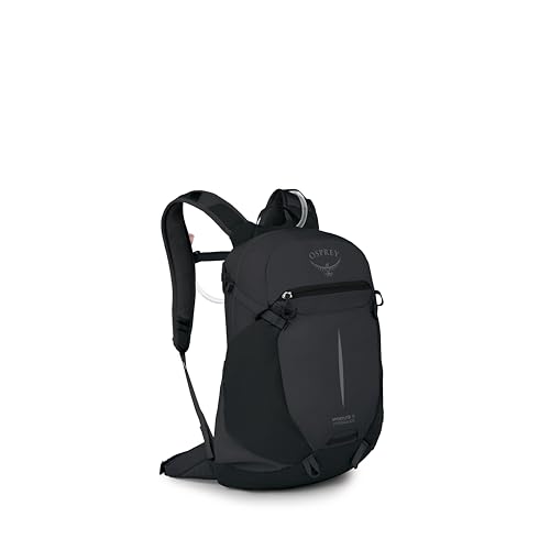 Osprey Sportlite Lightweight Hiking Backpack with Hydraulics Reservoir for Men & Women - Everyday Hydration Travel Bag - color: Raven Black, style: 15l