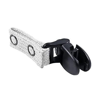 Hydration Pack Drink Tube Lanyard Clip - color: White
