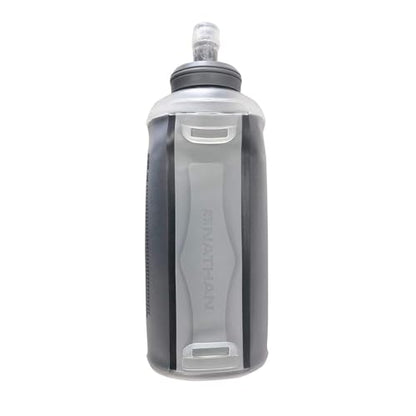 Nathan Insulated Soft Flask, Soft Flask Running Bottle, Hydration Insulated Water Bottle for Hiking, Walking, Exercise, Fits in Vests, 18oz - size: 18oz Insulated