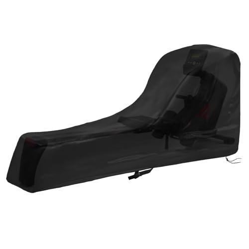 Rowing Machine Cover Concept 2 Rower Accessories Waterproof Dustproof Fitness Equipment Cover Fit for Concept 2 Rowing Machine 95" L x 24" W x 40" H Black