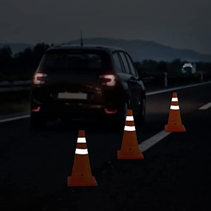 RoadHero 18 Inch 4 Pack Collapsible Traffic Safety Cones with Bag,Orange - size: 18 Inch (Pack of 2)