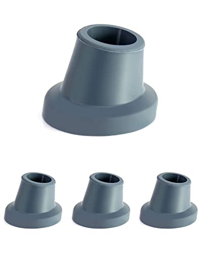QWORK Replacement Slope Feet 1" I.D – Fit Shower Chairs, Bath Seats & Transfer Benches