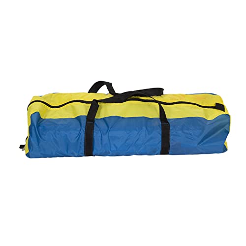 Pacific Play Tents 95200 Kids Super Sensory 9-Foot D Style Institutional Crawl Play Tunnel, 9' x 30" x 30", Multicolored