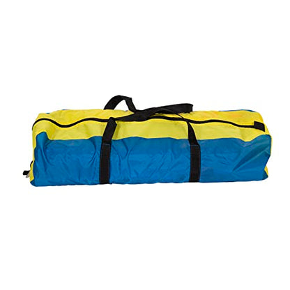 Pacific Play Tents 95200 Kids Super Sensory 9-Foot D Style Institutional Crawl Play Tunnel, 9' x 30" x 30", Multicolored