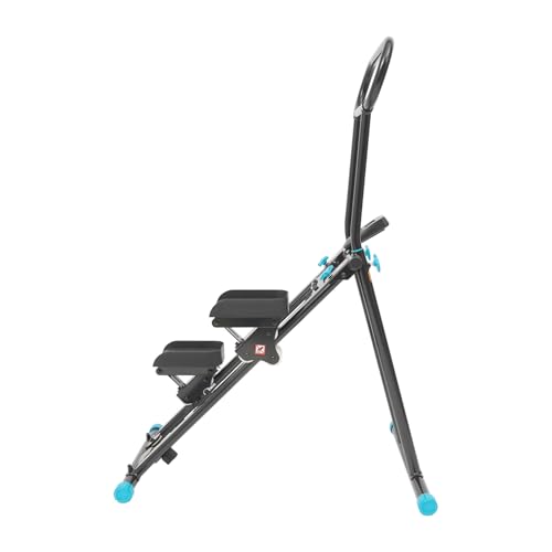 Stair Stepper Vertical Climber Machine with LCD Screen Compact Folding Cardio Exercise Climber Stair Climber for Living Rooms, Home Gyms, Apartments Foldable Design 300 lbs Capacity - color: Black