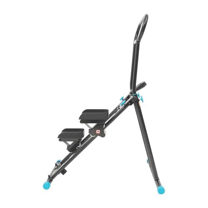 Stair Stepper Vertical Climber Machine with LCD Screen Compact Folding Cardio Exercise Climber Stair Climber for Living Rooms, Home Gyms, Apartments Foldable Design 300 lbs Capacity - color: Black