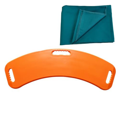 Transfer Board and Slide Board for transferring, Sliding Board Transfer to Wheelchair ，Patient Transfer ，Transfer Boards from Wheelchair to Car, Toilet, Tub, Slide Sheet, （Patented Product） - color: Transfer Board + Slide Sheet（28"x28"）