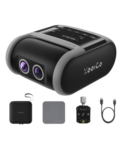 XbotGo Falcon All-in-One AI Action Camera, 4K Sports Camera - color: Gery