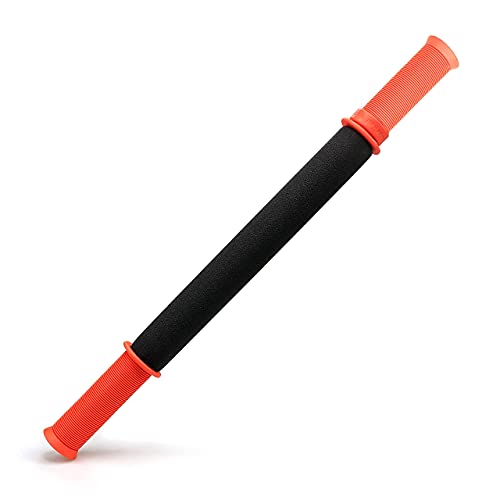 Tiger Tail Bundle: 18in Portable Massage Stick Portable Roller + Happy Muscles Book