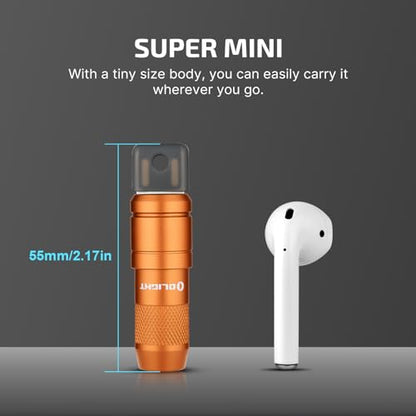 OLIGHT IMINI 2 Rechargeable EDC Keychain Mini Flashlight Orange - color: Orange
