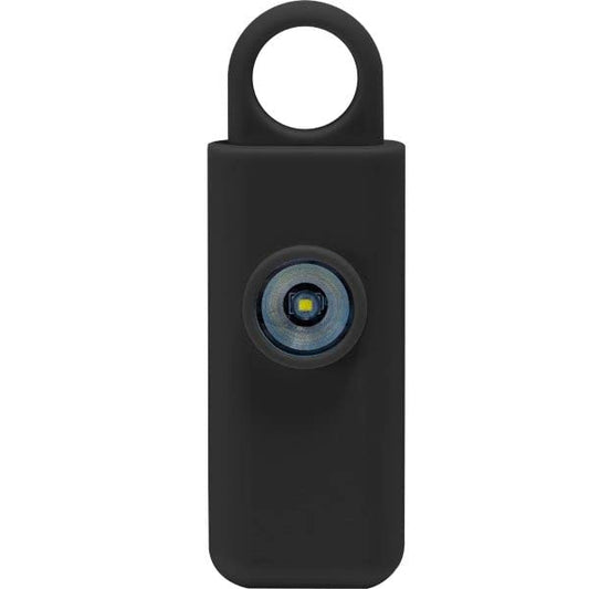 Safety Technology's Highly Effective 130dB Personal Panic Alarm and Strobe for Women, Men, Children, Elderly (Black) - color: Black