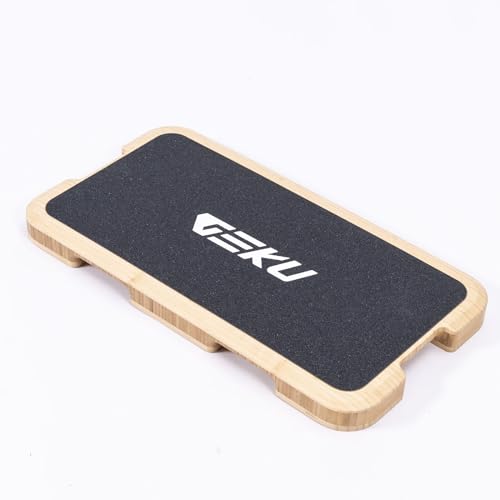 Resistance Band Workout Footplate - Wood Exercise Platform with Non-Slip Surface for Band Training, Stretching, and Full-Body Home Gym