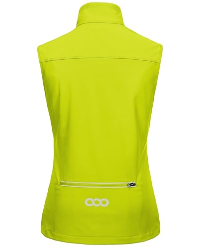 33,000ft Women's Lightweight Running Vest with 6 Pockets for Travel Golf - color: Lemon, size: XX-Large