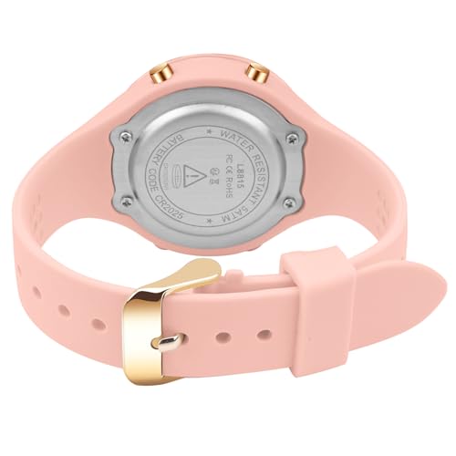 BEN NEVIS Watches for Women, Digital Sport Waterproof Chronograph Stopwatch - color: 04-BlackPink