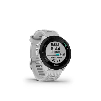 Garmin Forerunner 55, GPS Running Watch with Daily Suggested Workouts, Up to 2 Weeks of Battery Life, White - color: White