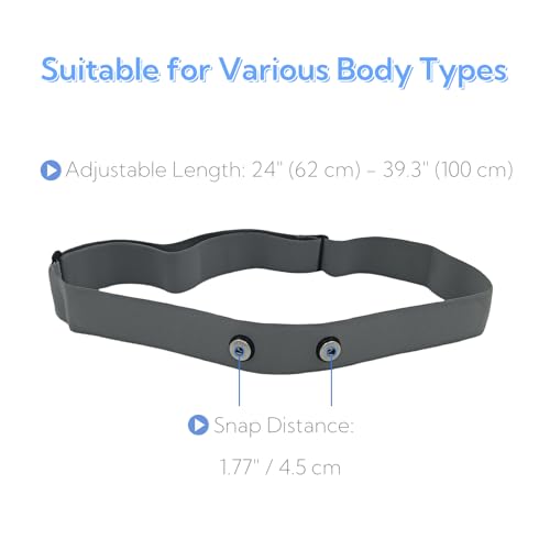 Replacement Heart Rate Monitor Chest Strap - color: Navy