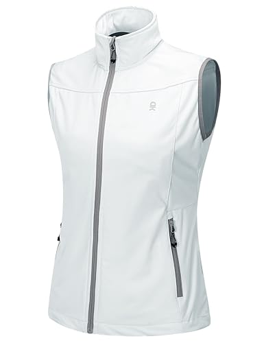 Little Donkey Andy Women's Lightweight Softshell Vest - color: White, size: XX-Large