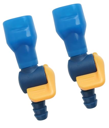 AXEN Bite Valve ON-Off Switch Tube Nozzle Replacement for Hydration Water Bladder - style: Straight of 2