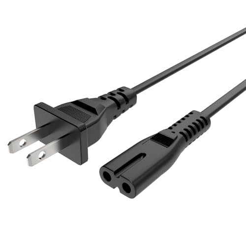Guy-Tech 100V-240V AC Power Cord Plug Lead Charger Compatible for Putnen FZH834 Under Desk Elliptical Machine Electric Ellipse Leg Charging Cable Power Supply