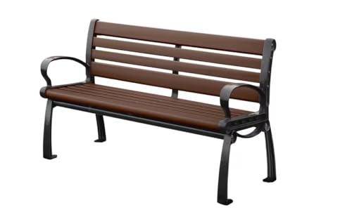Sterling Bench – 4 Ft – Brown - color: Brown