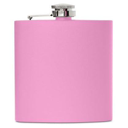 Clear Water Home Goods 6 oz Hip Flask w/Funnel, Light Purple - color: Matte Light Purple