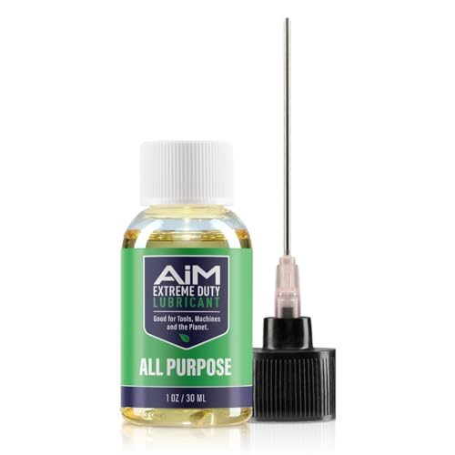 PlanetSafe Lubricants AiM Extreme Duty Lubricant/Grease - 1 oz - All-Purpose Spray - Household Oil - Safe for Tools, Machinery, Garage Doors, Moving Parts - Made in the USA - size: AiM | 1oz | 2in | All Purpose