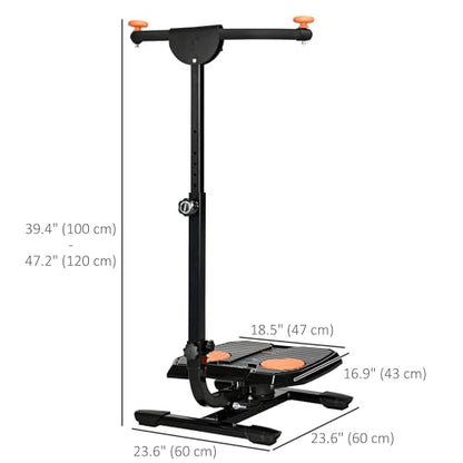 Soozier Foldable Ab Twister Board Screen Twist Shape Abs Trainer - color: Orange