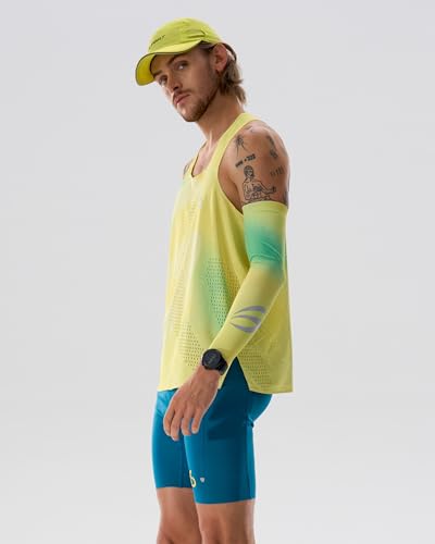 FlipBelt Men's Marathon Mesh Tank - color: Spring Bud, size: Small