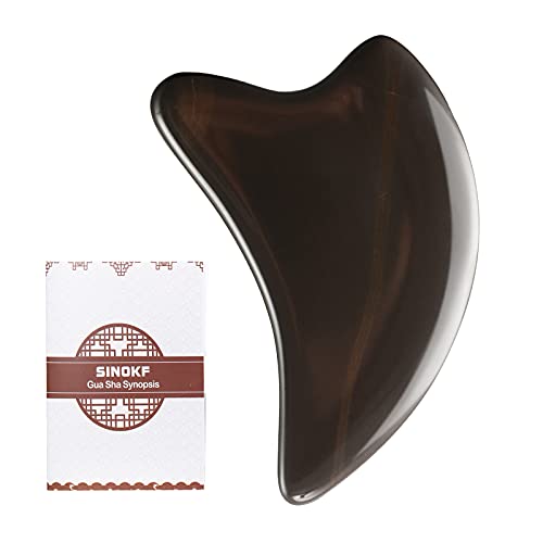 Bian Stone Gua Sha Facial Tools Scraping Massage Face Guasha Board Scraping Plate