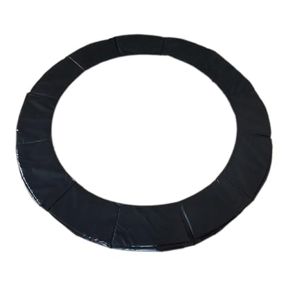 Replacement Trampoline Safety Pad Mat, 6FT 8FT 10FT 12FT 13FT 14FT 16FT UV Resistant Safety Mat Spring Cover - color: Black, size: 12FT-366cm